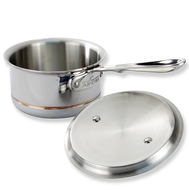 All-Clad Stielkasserolle, mit Kupferkern & Deckel - Induktion, Ø 15,2cm, 1,4 L - 1 St - Karton All-Clad Stielkasserolle, mit Kupferkern & Deckel - Induktion, Ø 15,2cm, 1,4 L - 1 St - Karton