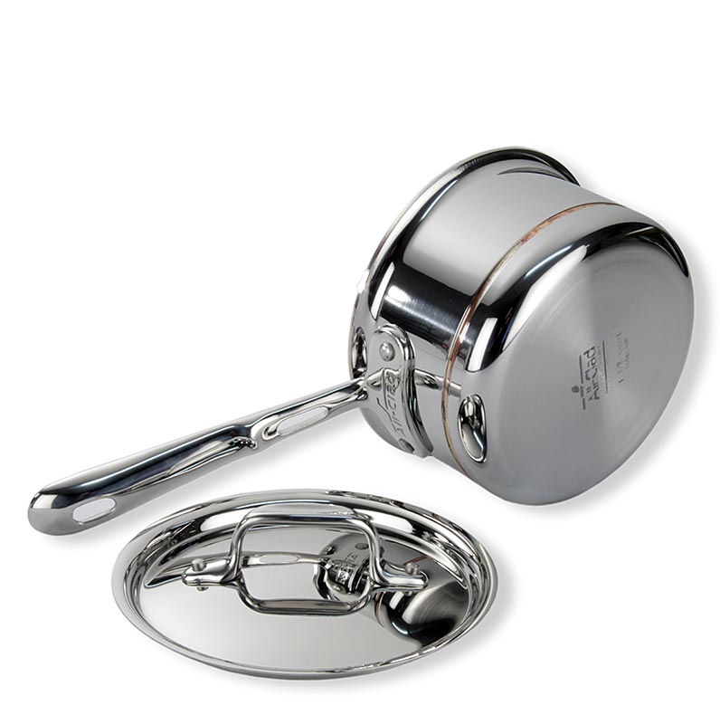 All-Clad Stielkasserolle, mit Kupferkern & Deckel - Induktion, Ø 15,2cm, 1,4 L - 1 St - Karton All-Clad Stielkasserolle, mit Kupferkern & Deckel - Induktion, Ø 15,2cm, 1,4 L - 1 St - Karton