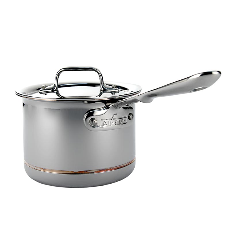 All-Clad Stielkasserolle, mit Kupferkern & Deckel - Induktion, Ø 15,2cm, 1,9 L - 1 St - Karton All-Clad Stielkasserolle, mit Kupferkern & Deckel - Induktion, Ø 15,2cm, 1,9 L - 1 St - Karton