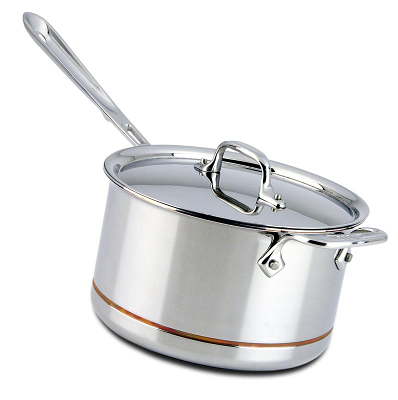 ALL-CLAD - Stielkasserolle mit Griff und Deckel, Kupferkern,Induktion, Copper-Core® - 20,3 cm Ø - Karton ALL-CLAD - Stielkasserolle mit Griff und Deckel, Kupferkern,Induktion, Copper-Core® - 20,3 cm Ø - Karton