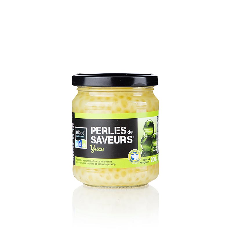 Kaviar buah Yuzu, saiz mutiara 5mm, sfera, Les Perles - 200 g - Mug
