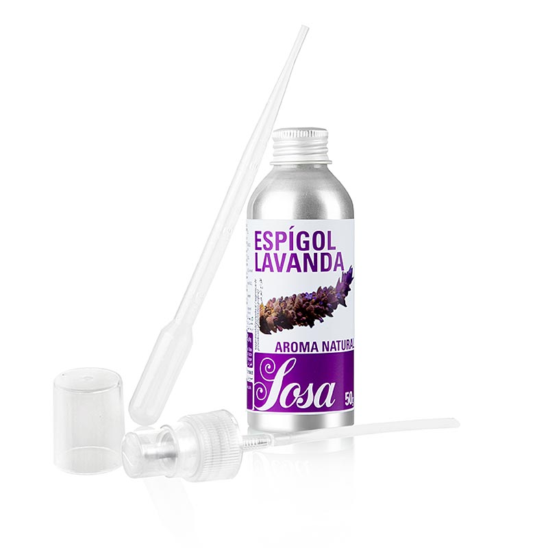 Aroma Natural Lavanda, liquido Sosa - 50 gramos - botella de aluminio