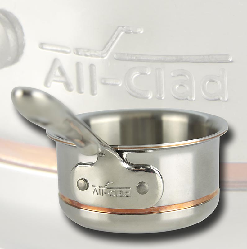 ALL-CLAD - Butterwärmer mit Kupferkern, 0,5 l, 11,4 cm Ø, Copper-Core® - 0,5 l / 11,4 cm Ø - Karton ALL-CLAD - Butterwärmer mit Kupferkern, 0,5 l, 11,4 cm Ø, Copper-Core® - 0,5 l / 11,4 cm Ø - Karton