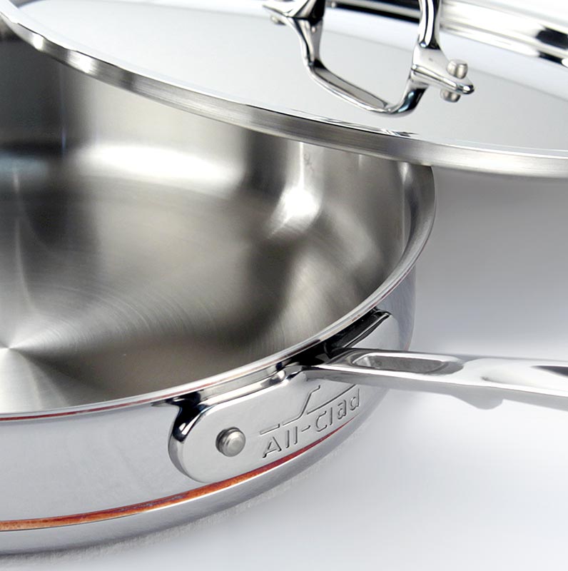 ALL-CLAD - Sauteuse-Pfanne mit Deckel, Kupferkern, Induktion, Copper-Core® - 27,0 cm Ø - Karton