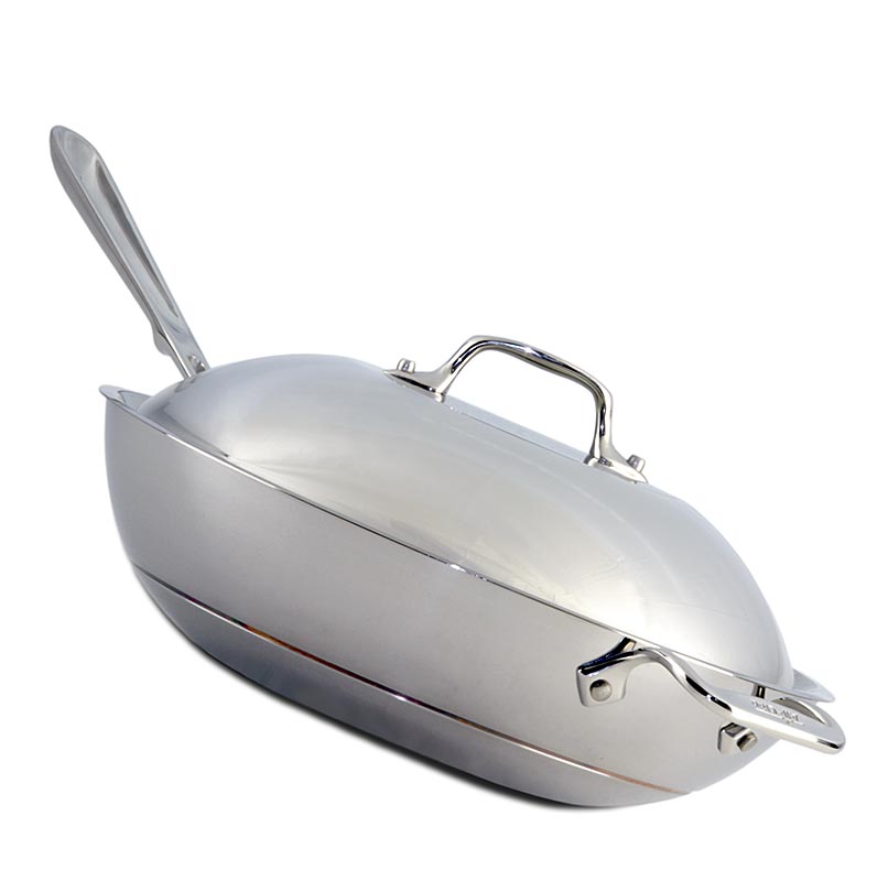 ALL-CLAD - Wok-Pfanne mit Deckel, Induktion, Kupferkern, Copper-Core® - 30,5 cm Ø - Karton ALL-CLAD - Wok-Pfanne mit Deckel, Induktion, Kupferkern, Copper-Core® - 30,5 cm Ø - Karton
