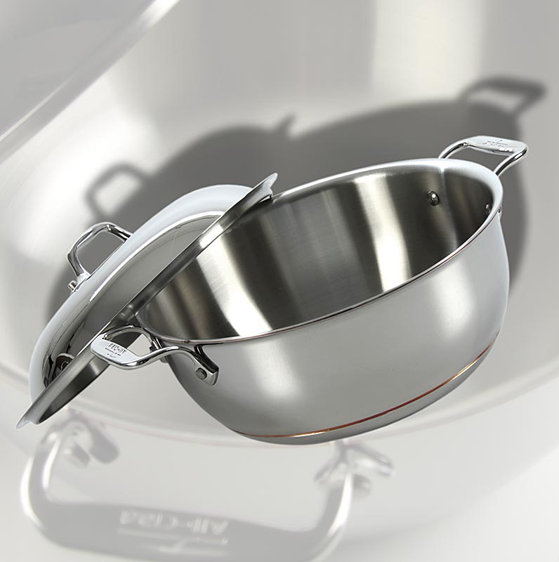 All-Clad Holländischer Topf, mit Kupferkern & Deckel - Induktion, Ø 27cm, 5,2 L - 1 St - Karton All-Clad Holländischer Topf, mit Kupferkern & Deckel - Induktion, Ø 27cm, 5,2 L - 1 St - Karton