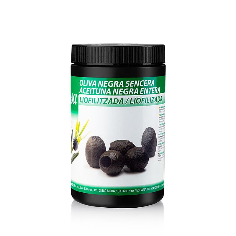 Olives liofilitzades, negres, senceres Sosa - 100 g - Pe pot