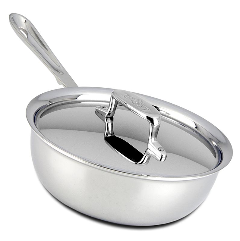 ALL-CLAD - Sauteuse konisch mit Deckel, Induktion, d5 (Edelstahl) - 20,3 cm Ø - Karton ALL-CLAD - Sauteuse konisch mit Deckel, Induktion, d5 (Edelstahl) - 20,3 cm Ø - Karton