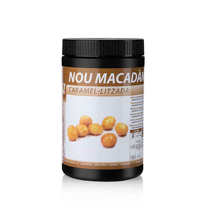 Sosa macadamianotter, hela, karamelliserade - 600 g - Pe kan