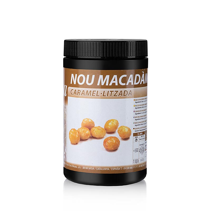 Sosa macadamianoetter, hele, karamelliserte - 600 g - Pe kan