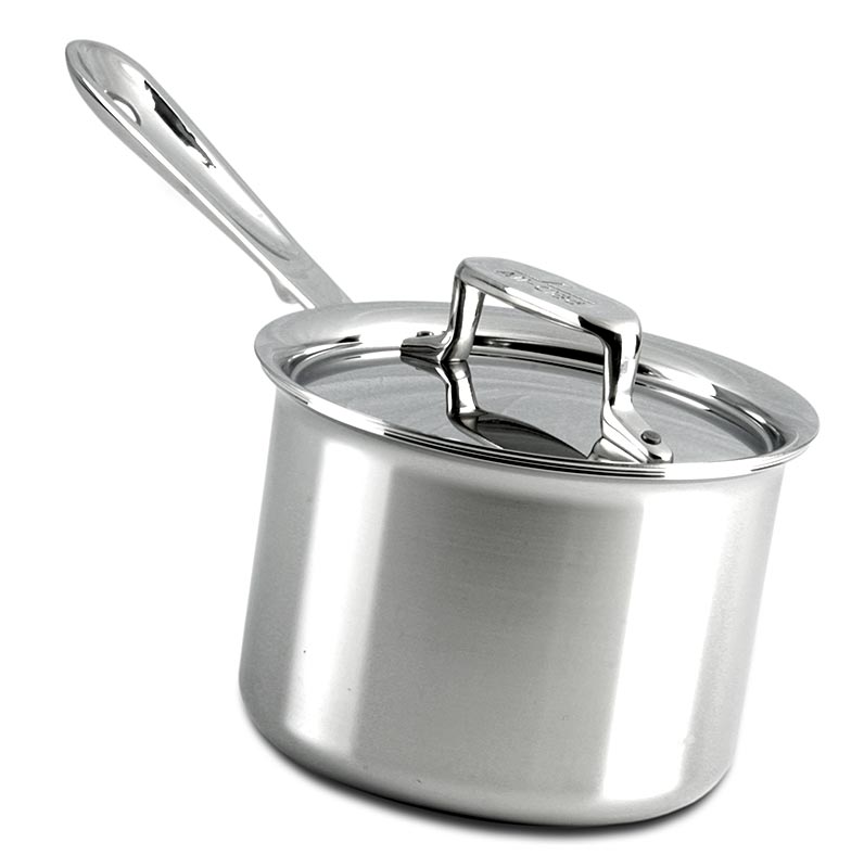 All-Clad Stielkasserolle, D5 Serie, mit Deckel - Induktion, Ø 15,2cm, 1,9 L - 1 St - Karton All-Clad Stielkasserolle, D5 Serie, mit Deckel - Induktion, Ø 15,2cm, 1,9 L - 1 St - Karton