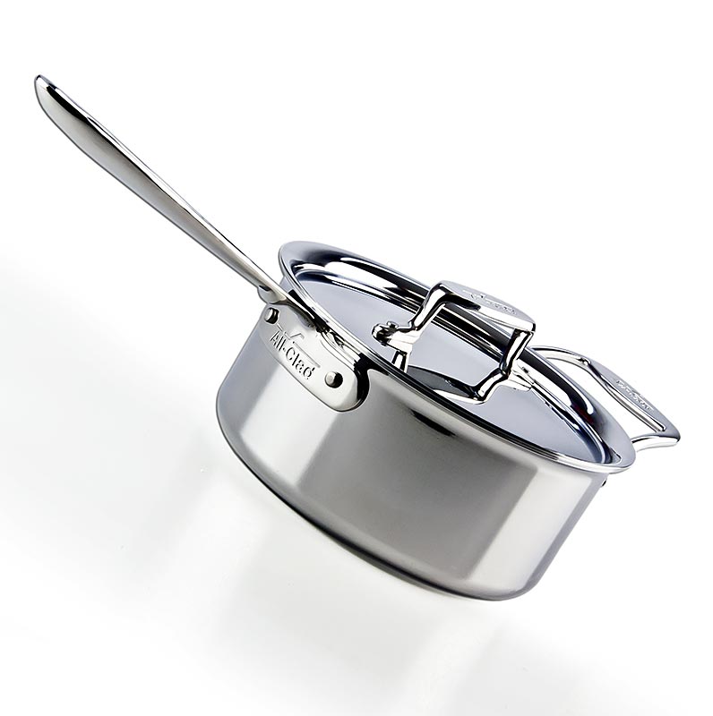 All-Clad Stielkasserolle d5 Serie, mit Griff&Deckel - Induktion, Ø 20,3cm, 2,8 L - 1 St - Karton All-Clad Stielkasserolle d5 Serie, mit Griff&Deckel - Induktion, Ø 20,3cm, 2,8 L - 1 St - Karton