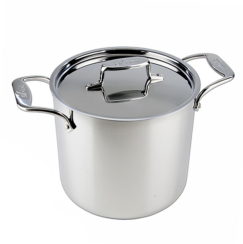 ALL-CLAD - Fleisch- und Gemüsetopf mit Deckel, Induktion, d5 (Edelstahl) - 21,9 cm Ø, 6,6 Ltr. - Karton ALL-CLAD - Fleisch- und Gemüsetopf mit Deckel, Induktion, d5 (Edelstahl) - 21,9 cm Ø, 6,6 Ltr. - Karton