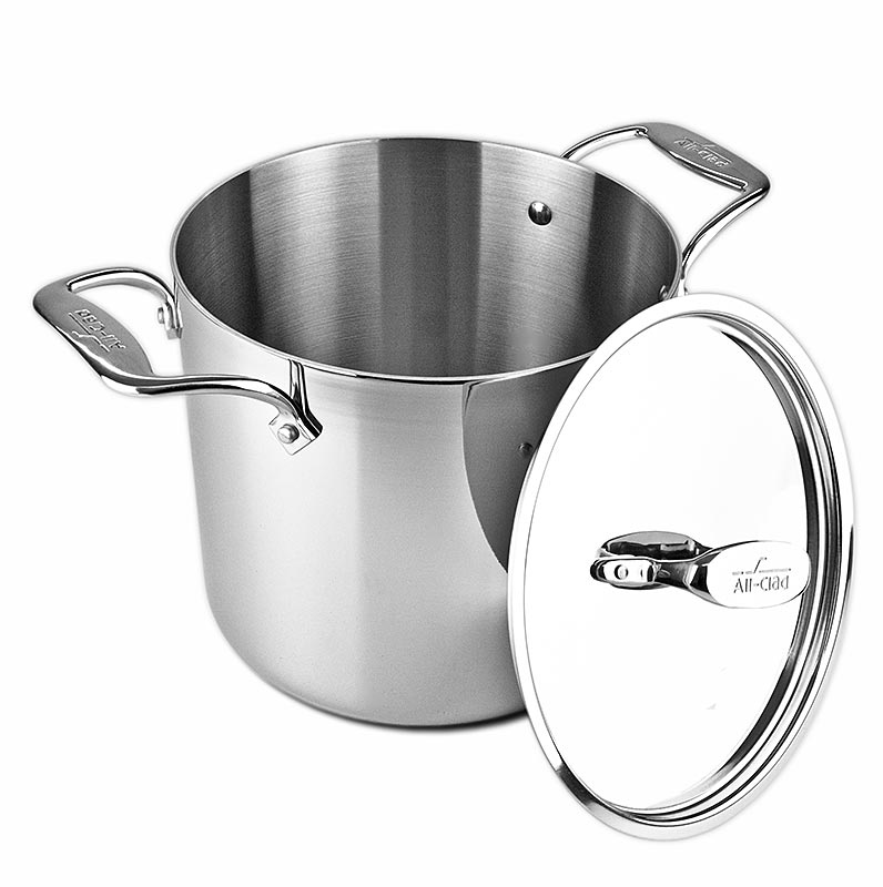 ALL-CLAD - Fleisch- und Gemüsetopf mit Deckel, Induktion, d5 (Edelstahl) - 21,9 cm Ø, 6,6 Ltr. - Karton ALL-CLAD - Fleisch- und Gemüsetopf mit Deckel, Induktion, d5 (Edelstahl) - 21,9 cm Ø, 6,6 Ltr. - Karton