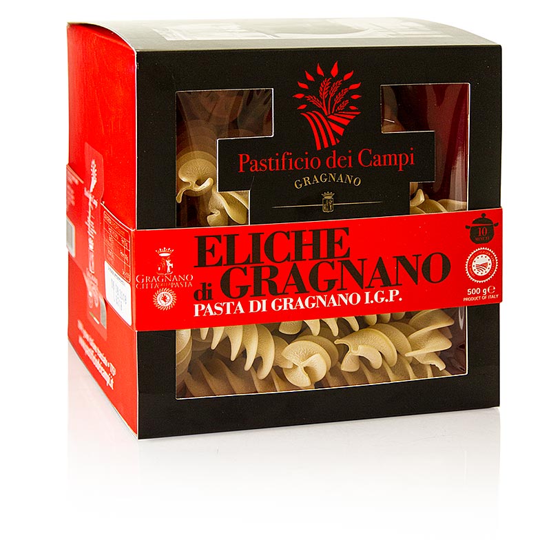 Pastificio dei Campi - No.59 Eliche, Pasta di Gragnano, IGP / DOP - 500g - caixa