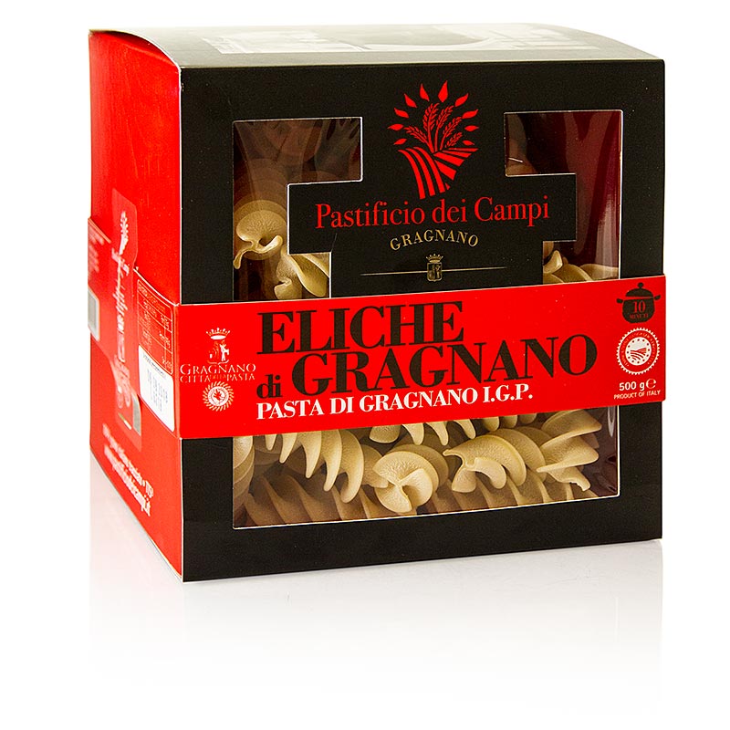 Pastificio dei Campi - No.59 Eliche, Pasta di Gragnano IGP - 500g - caixa