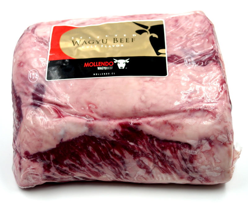 Wagyu Entrecote Centercut dari Wagyu dari Chili, BMS 6-7, daging sapi, daging / Agricola Mollendo SA - kira-kira 3.5 KG / 1 buah - kekosongan Wagyu Entrecote Centercut dari Wagyu dari Chili, BMS 6-7, daging sapi, daging / Agricola Mollendo SA - kira-kira 3.5 KG / 1 buah - kekosongan