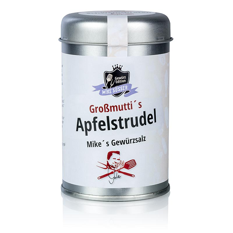 Großmuttis Apfelstrudel, Gewürzzubereitung von Spiceworld Mike Süsser - 100 g - Dose Großmuttis Apfelstrudel, Gewürzzubereitung von Spiceworld Mike Süsser - 100 g - Dose