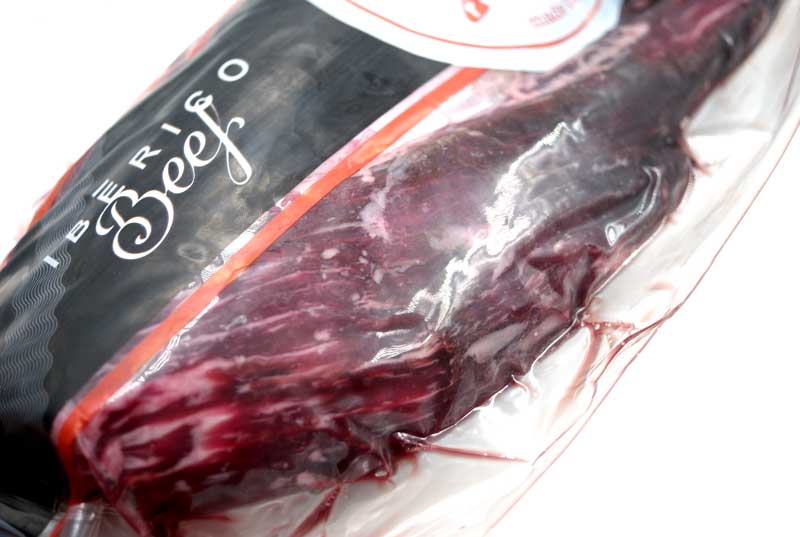 Fillet daging lembu 25 hari kering berumur 4 / 5 tanpa rantai, daging lembu, daging, Valle de Leon dari Sepanyol - lebih kurang 2.5 kg - vakum
