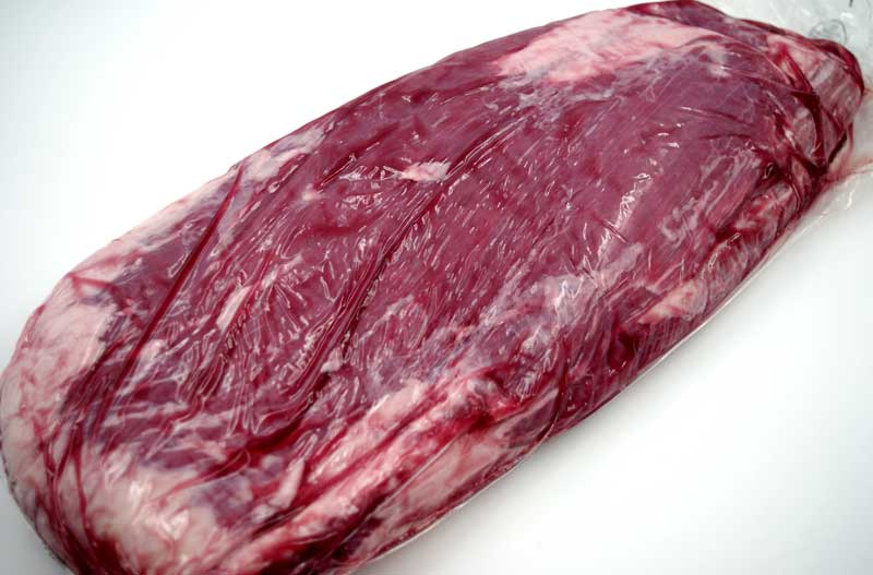 US Prime Beef Flank Steak 2 keping / beg., Daging Lembu, Daging, Pembungkus Omaha Besar dari Nebraska - lebih kurang 1.8kg - vakum