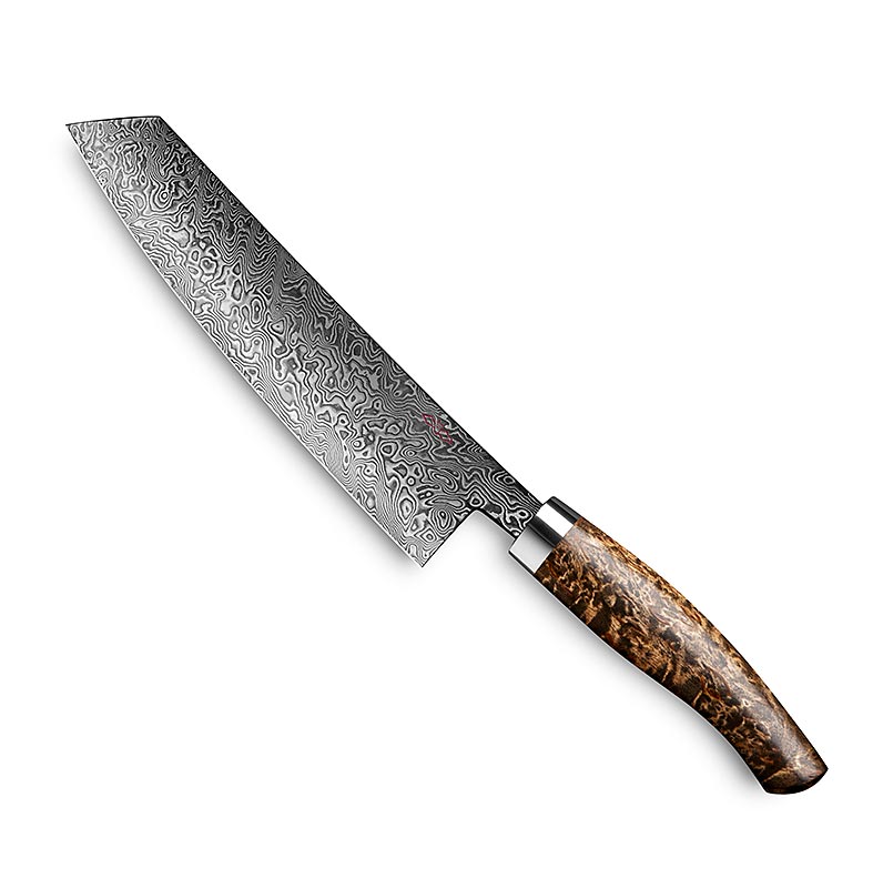 Nesmuk EXKLUSIV C90, faca de chef damasco, 180 mm, cabo de betula encaracolado - 1 pedaco - Caixa