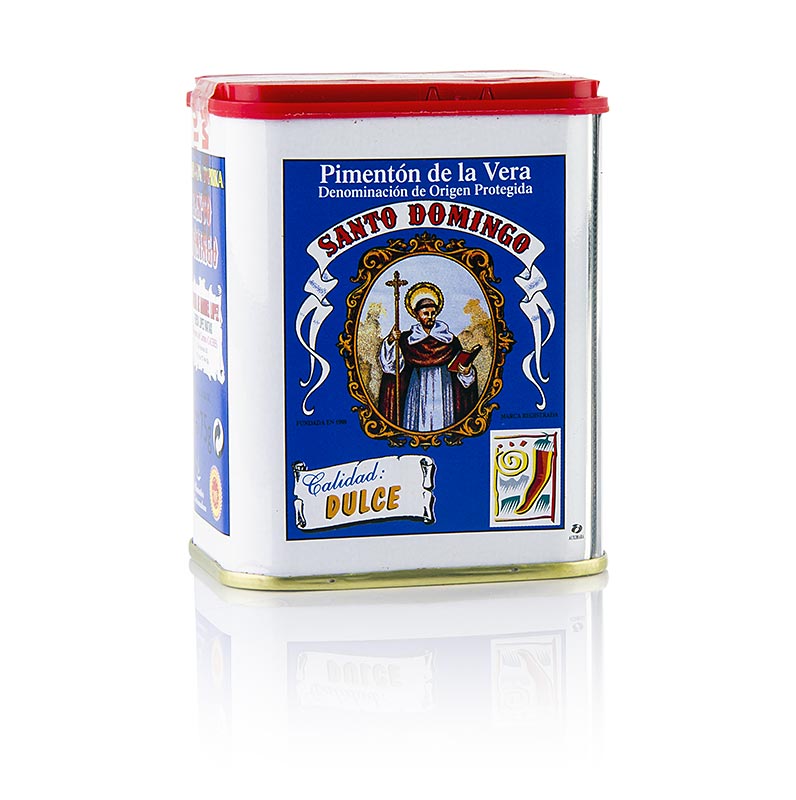 Paprikapulver - Pimenton de la Vera D.O.P., geräuchert, süß, Santo Domingo - 75 g - Dose Paprikapulver - Pimenton de la Vera D.O.P., geräuchert, süß, Santo Domingo - 75 g - Dose