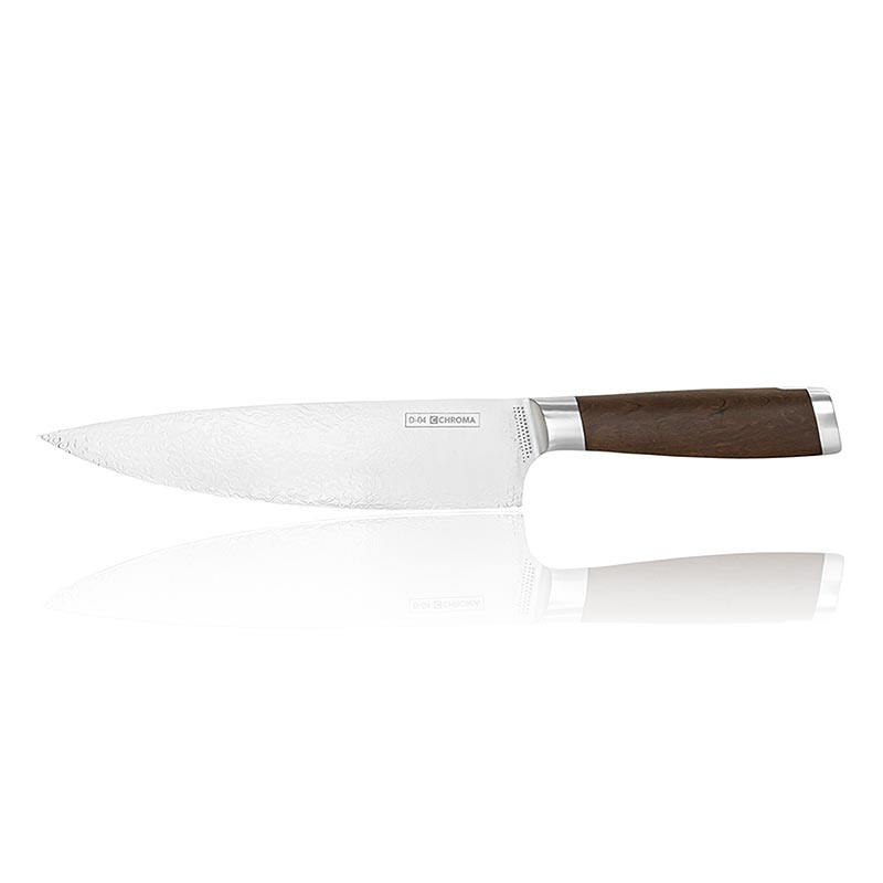 Chroma Dorimu D-04, cuchillo de chef, 20 cm, damasco completo - 1 pieza - caja