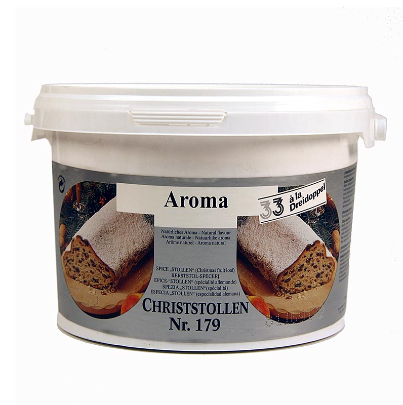 Dresdner Christstollengewürz-Aroma, Dreidoppel, No.179 - 1,5 kg - Pe-dose