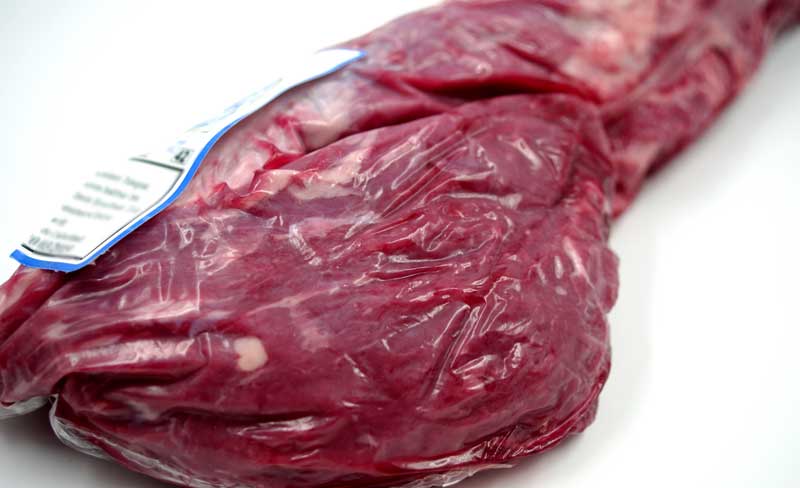 Warisan fillet daging sapi tanpa tulang, tenderloin, daging sapi, daging dari Irlandia - sekitar 2,0kg - kekosongan