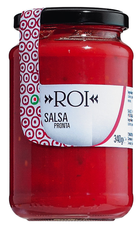 Salsa Pronta, Pastasauce, Olio Roi - 340 g - Glas Salsa Pronta, Pastasauce, Olio Roi - 340 g - Glas
