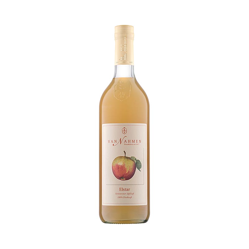 Succo di mela Elstar, succo diretto al 100%, van Nahmen, biologico - 750 ml - Bottiglia