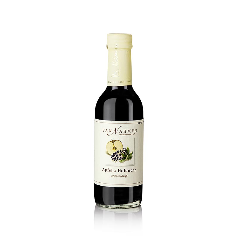 Jus apel elderberry, van Nahmen, organik, 100% jus langsung - 250ml - Botol