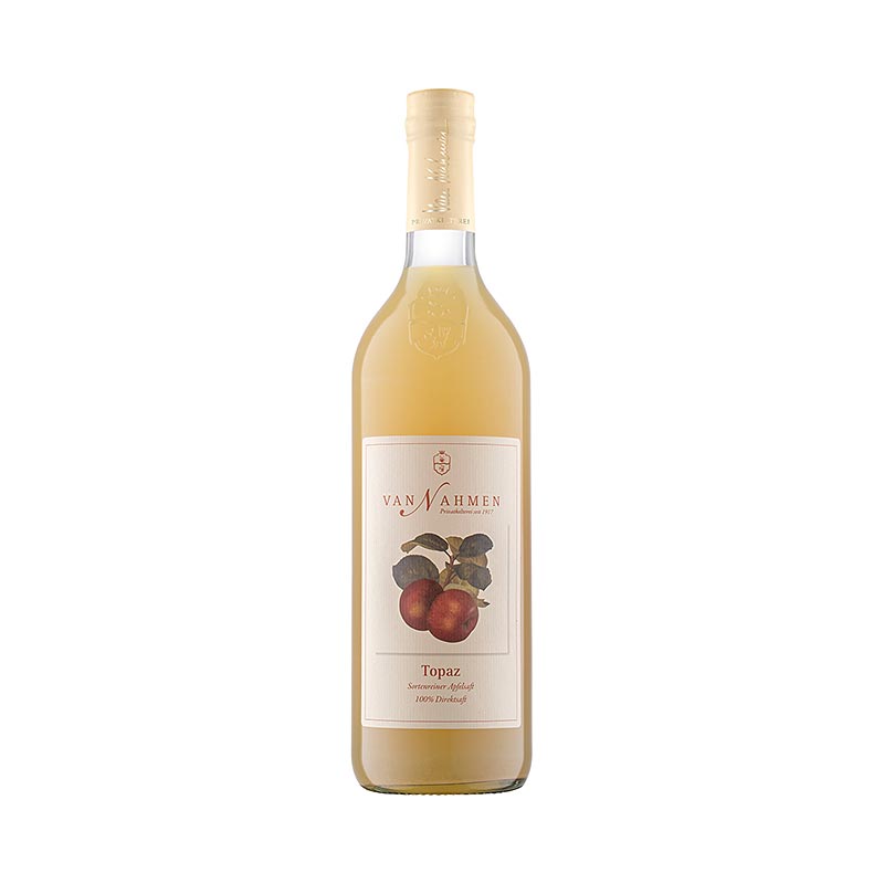 Zumo de manzana Topacio (100% zumo directo) 750 ml, Van Nahmen, ecologico - 750ml - Botella