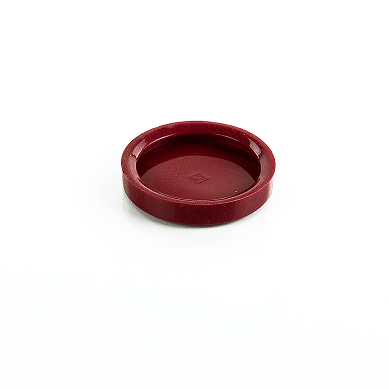 Tapa de silicona para tarros Weck, rojo oscuro, 60mm - 1 pieza - Perder