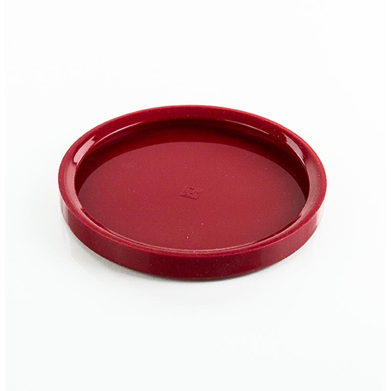 Tapa de silicona para tarros Weck, rojo oscuro, 100mm - 1 pieza - Perder