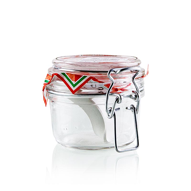 Wire swing glass terrine Fido, 125ml, bulat - 1 keping - Longgar