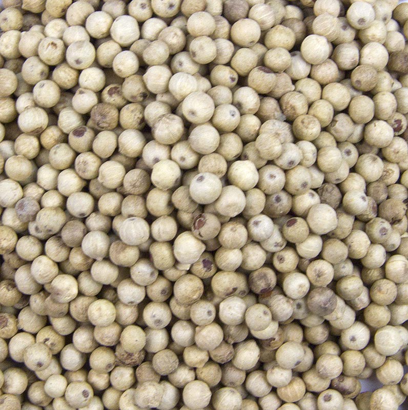 Camerun Pfeffer, weiß, ganz - 1 kg - Beutel Camerun Pfeffer, weiß, ganz - 1 kg - Beutel