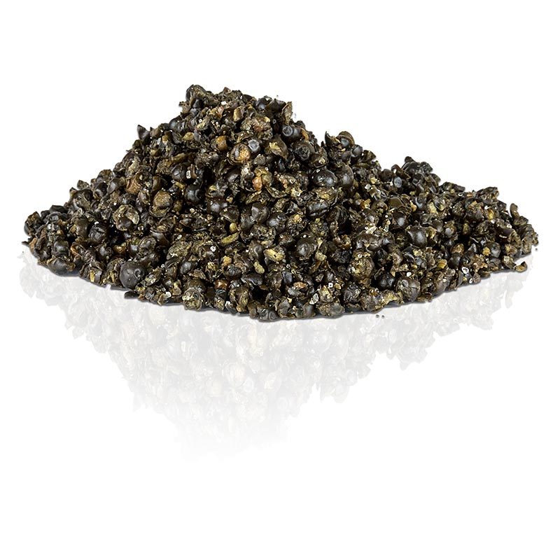 Schwarzer Pfeffer, mit Meersalz fermentiert, zerkleinert, PEPPER DELUXE - 1 kg - Beutel