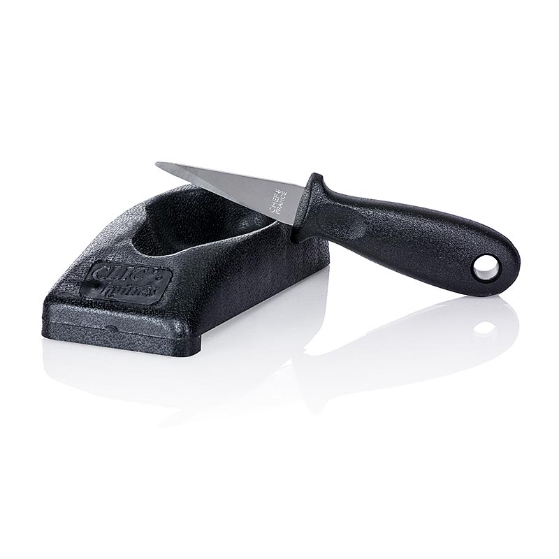 Cuchillo para ostras CLIC?`huitres y soporte de goma, 2 piezas. - 2 uds. - Ampollas