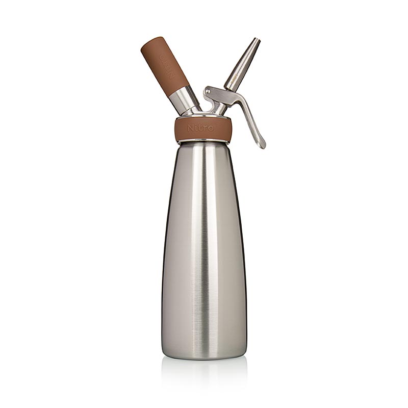 Spruzzatore Espuma completamente in acciaio inossidabile da 1 litro, ISI Nitro Whip (azoto) (1790) - 1 pezzo - Cartone Spruzzatore Espuma completamente in acciaio inossidabile da 1 litro, ISI Nitro Whip (azoto) (1790) - 1 pezzo - Cartone