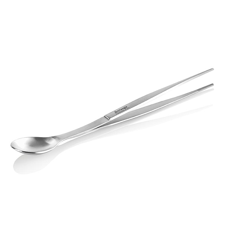 Cucchiaio da degustazione con pinzetta, in acciaio inox, Triangle Tools - 1 pezzo - scatola