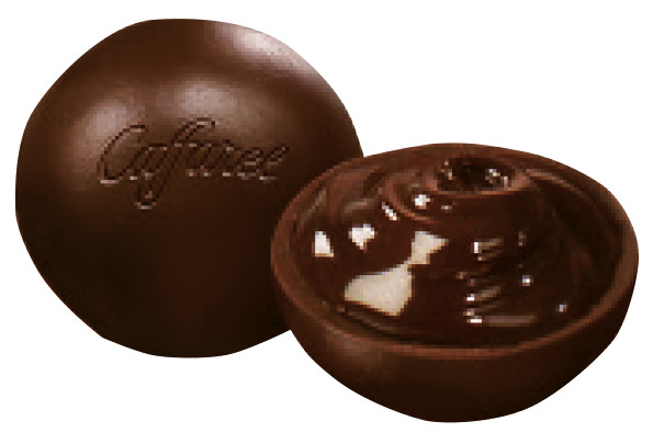 Cioccolato Fondente Double Twist, sfusi, praline di cioccolato fondente, ripiene, Caffarel - 1.000 g - kg