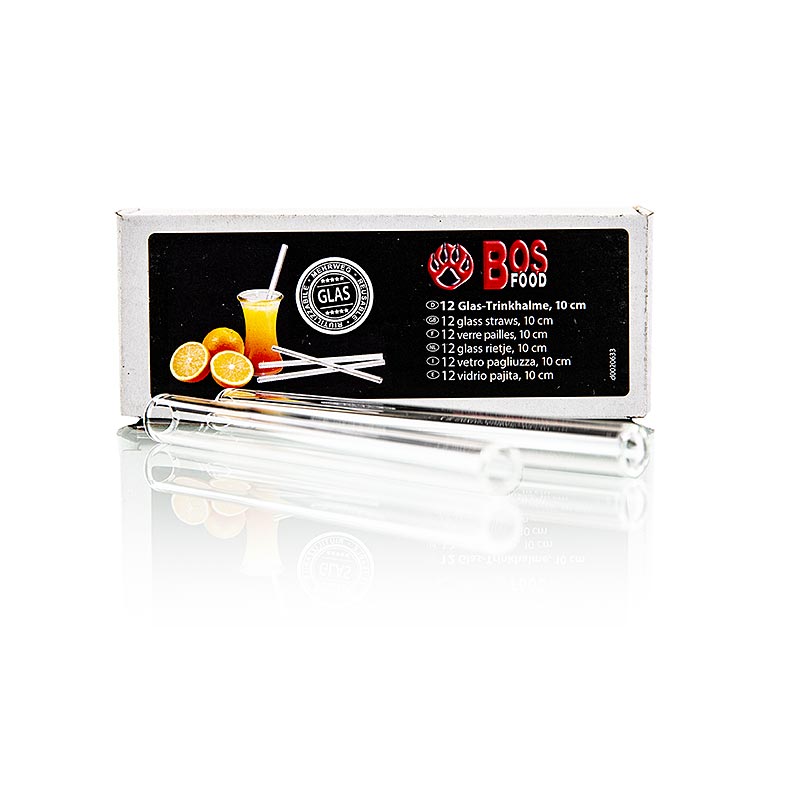 Lasiset juomapillit, Duran lasi, 10cm - 12 kappaletta - laatikko Lasiset juomapillit, Duran lasi, 10cm - 12 kappaletta - laatikko