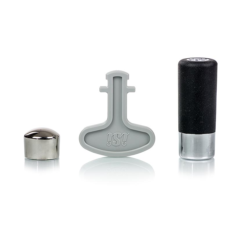 Polvoritzador de sifo iSi Soda, 1 litre, acer inoxidable - 1 peca - Cartro Polvoritzador de sifo iSi Soda, 1 litre, acer inoxidable - 1 peca - Cartro