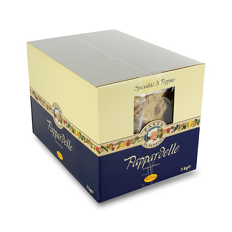 Pasta di Peppino all` uovo - Pappardelle - 3 kilos - bolsa