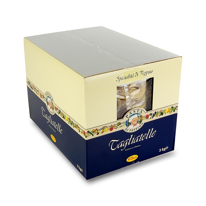 Pasta di Peppino all` uovo - tagliatelle, amarelo - 3kg - bolsa