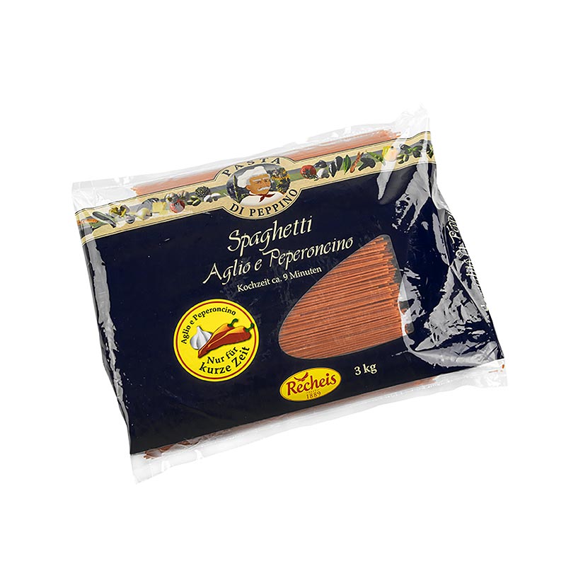 Pasta di Peppino - Spaghetti, Aglio og Peperoncino - 3 kg - bag