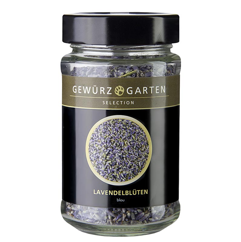 Flores de lavanda de jardim com especiarias, secas - 25g - Vidro