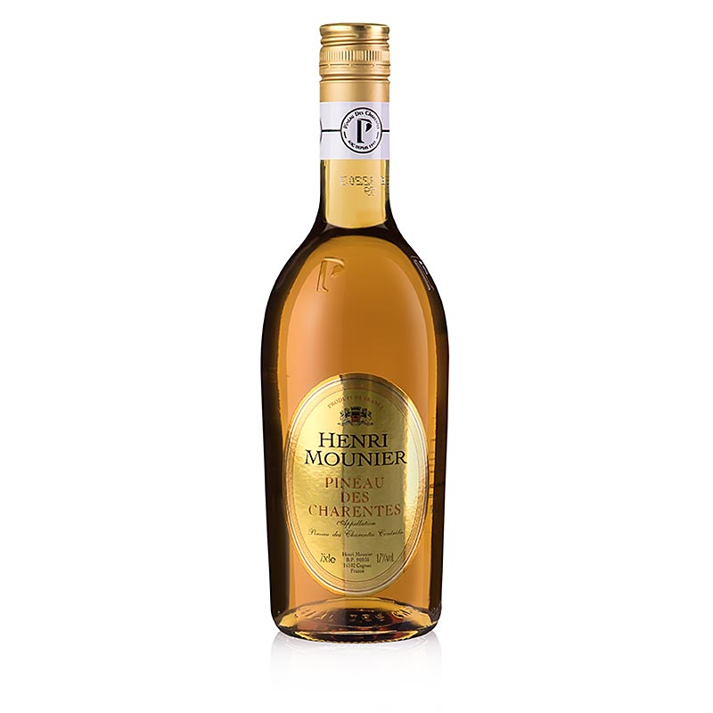 Henri Mounier Pineau des Charentes liquore al cognac 17% Vol. 0,75l - 750 ml - Bottiglia
