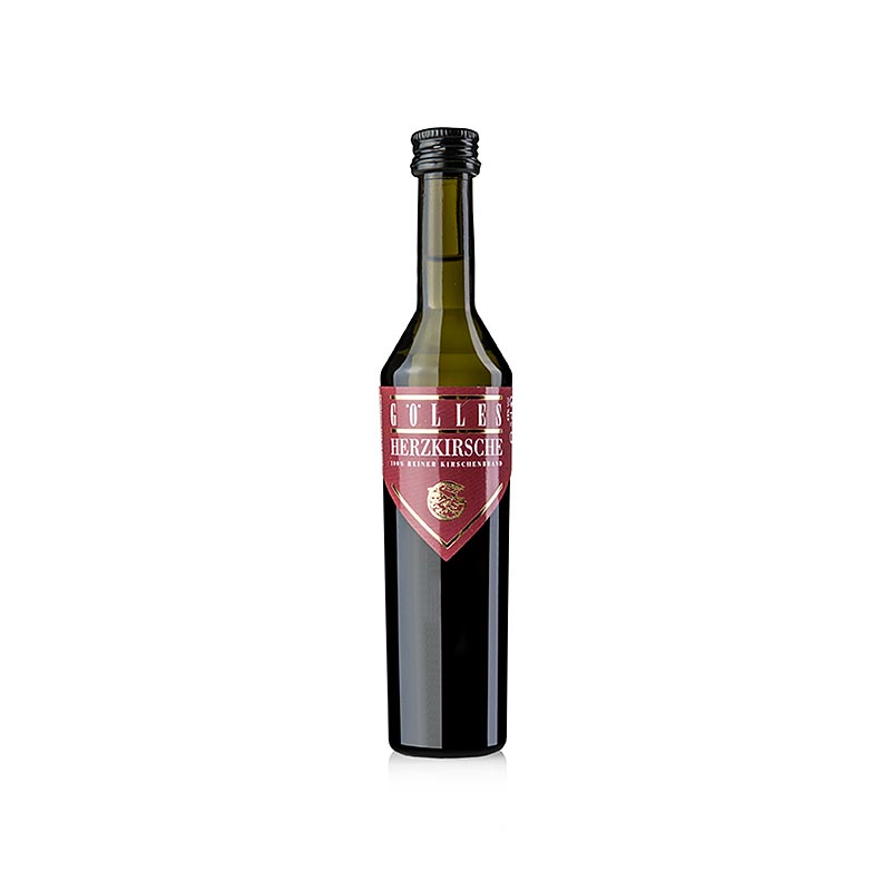 Herzcherschen - brandy nobile, 43% vol., miniatura, Golles - 50 ml - Bottiglia